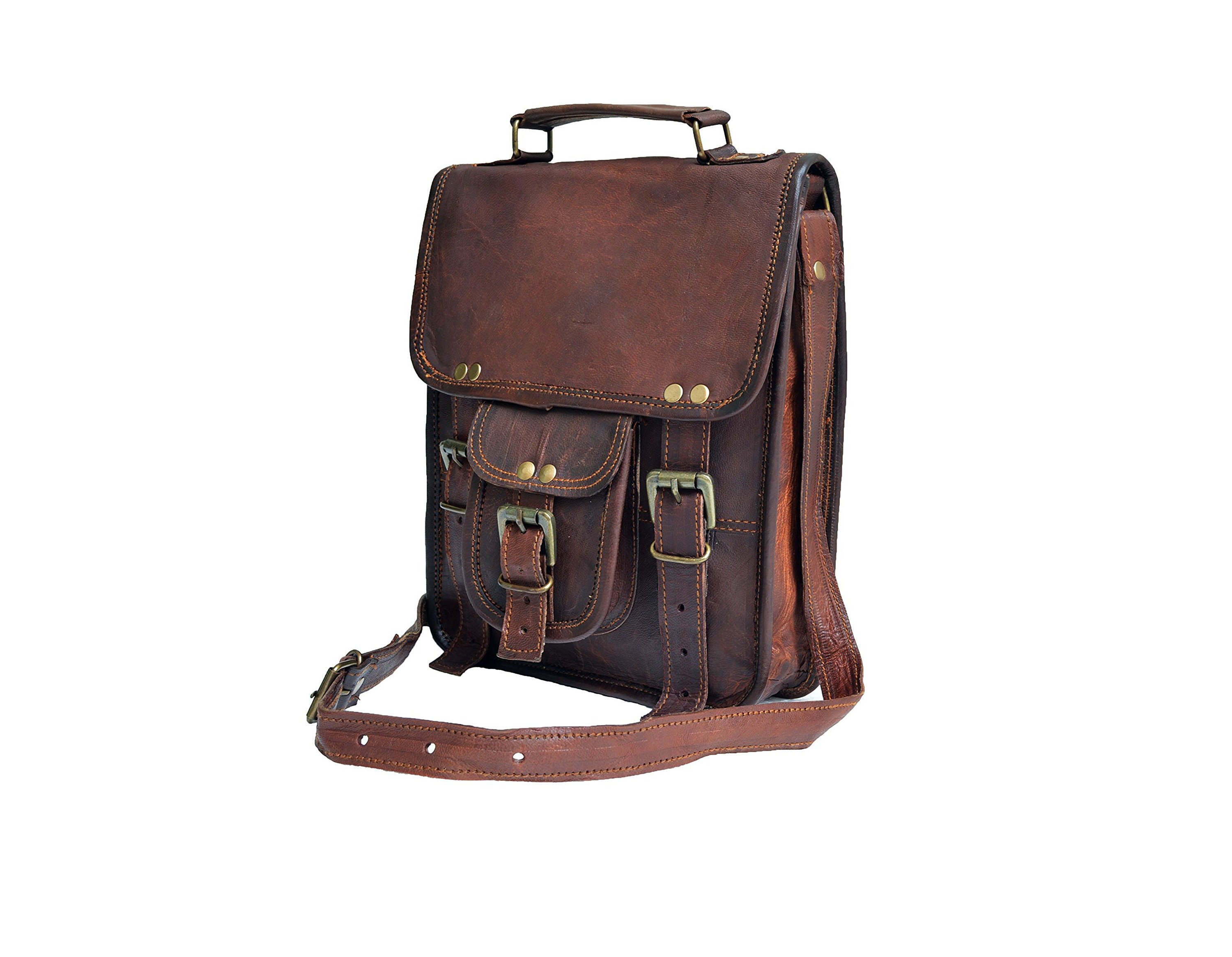 Small Leather messenger bag shoulder bag cross body vintage | Etsy