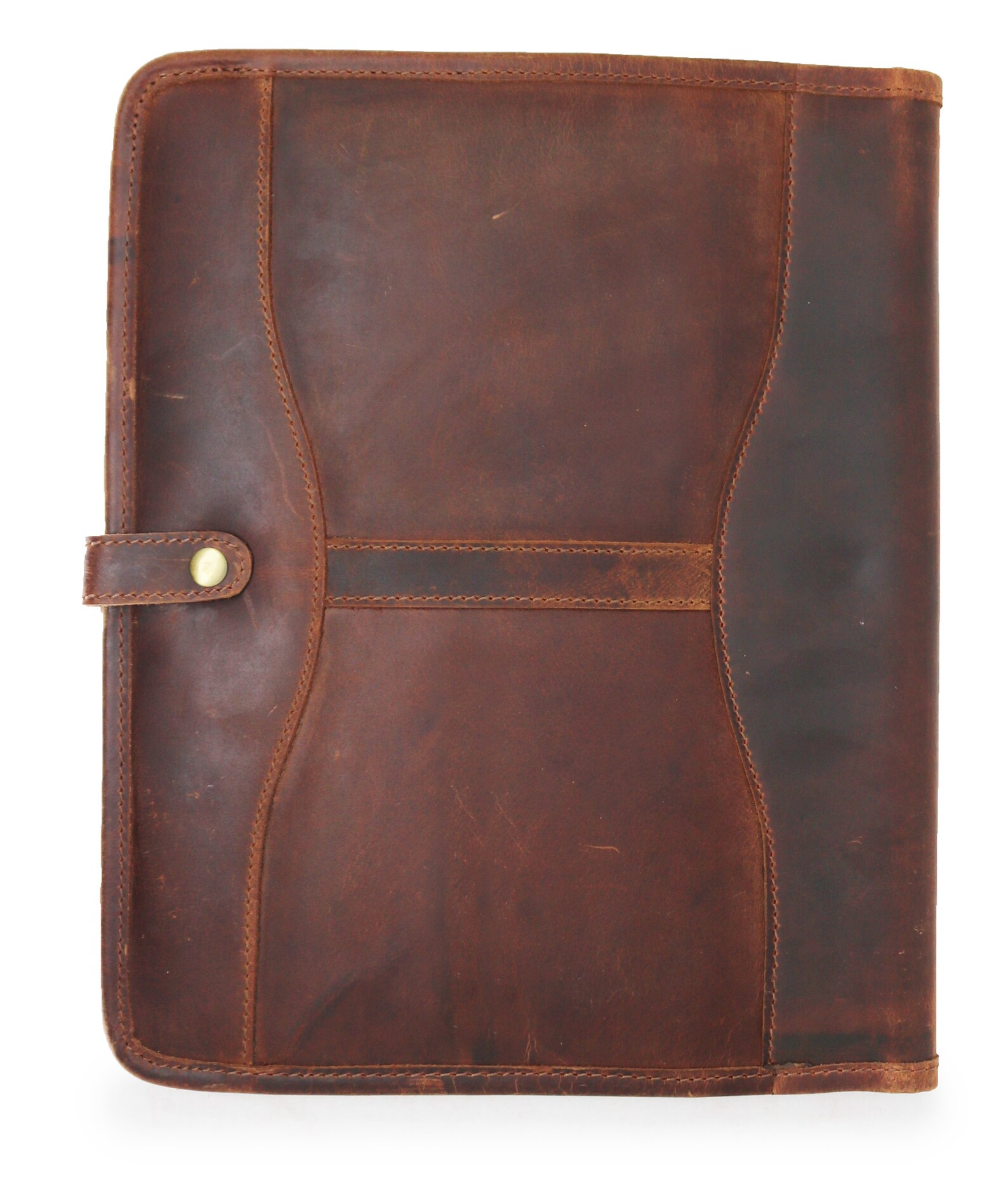 Handmade Leather Padfolio Portfolio Leather File Organizer Etsy