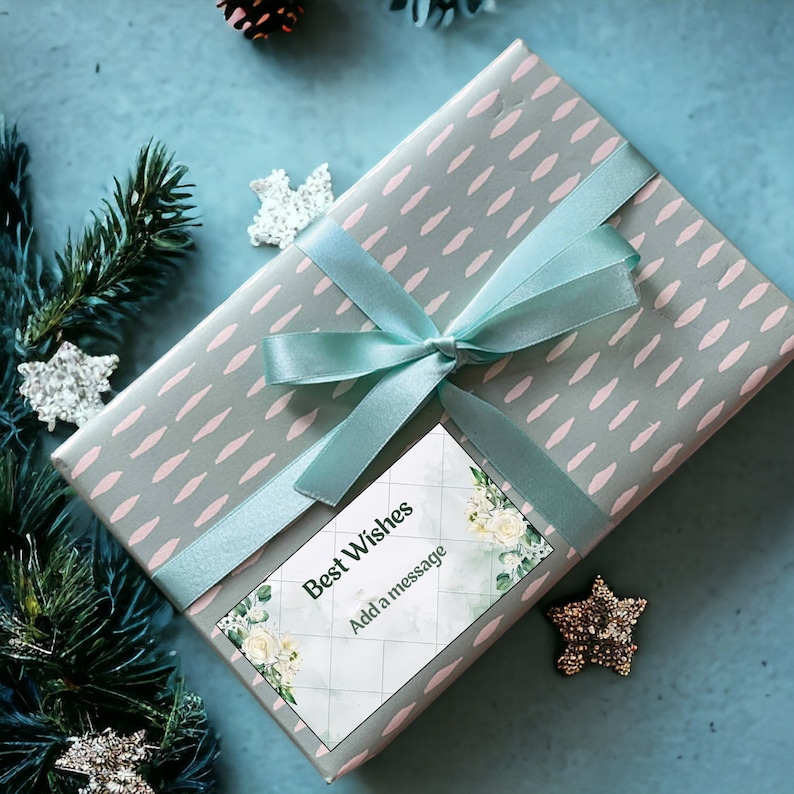 Elegantly gift wrap leather journal, add personalized message tag. Gift for boyfriend, girlfriend, kids, father, mother, school or college student or to a newly graduate On new year or Hanukkah celebration