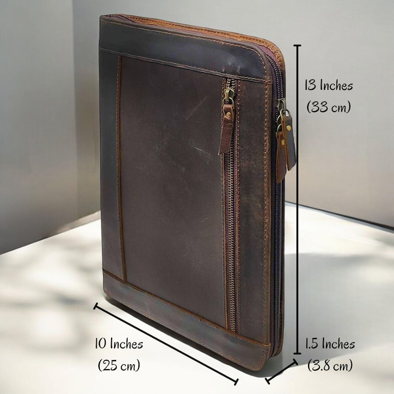 Leather padfolio Professional portfolio Business Executive Zippered padfolio portfolio Padfolio with tablet holder Document organizer Padfolio with notepad Legal Business organizer Interview padfolio Travel Corporate Slim Personalized portfolio