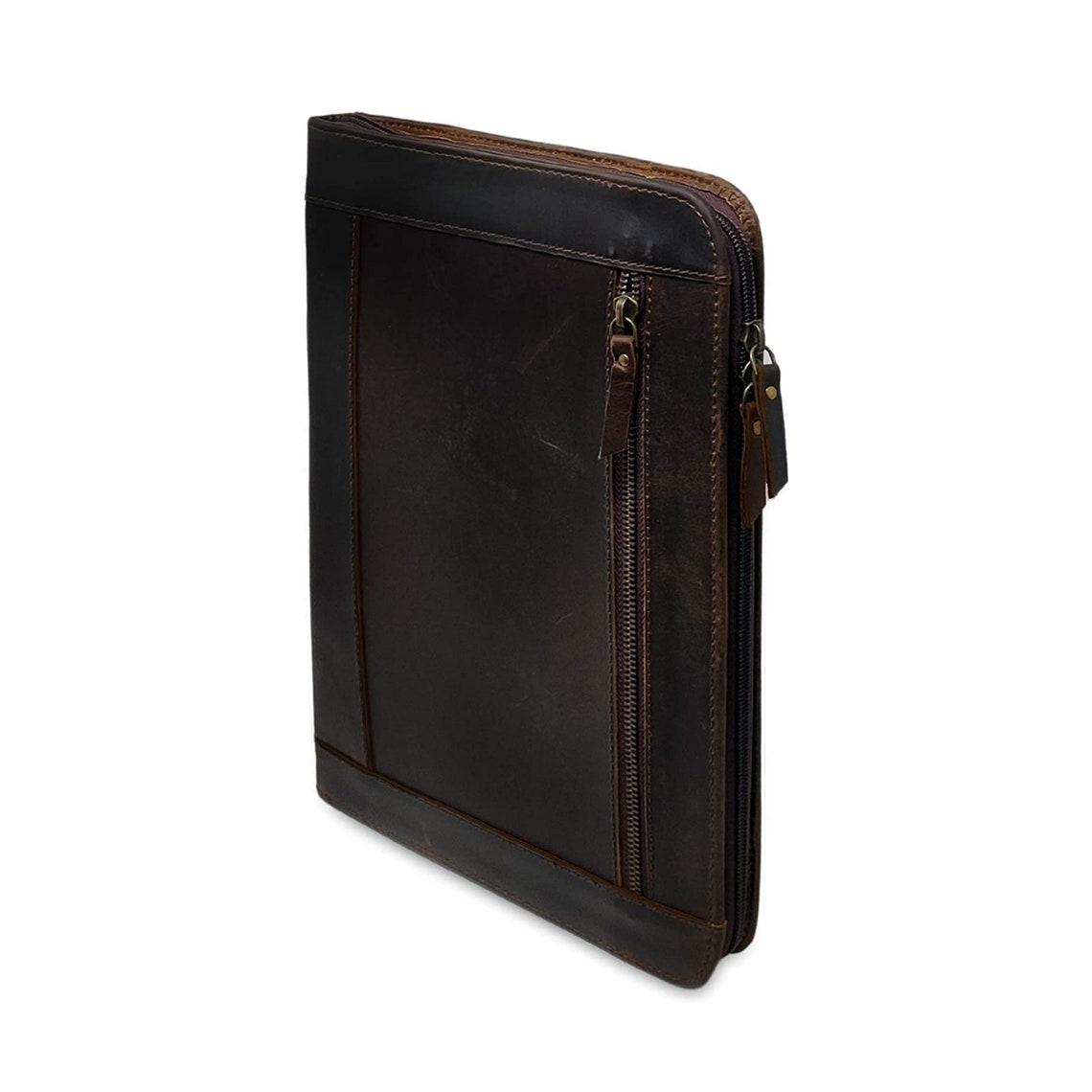 Customize Handmade Leather Portfolio File Business Organizer Etsy