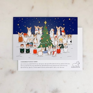 Cartolina di Natale di Corgmas