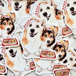 In-n-Out Corgis Fundraiser Sticker