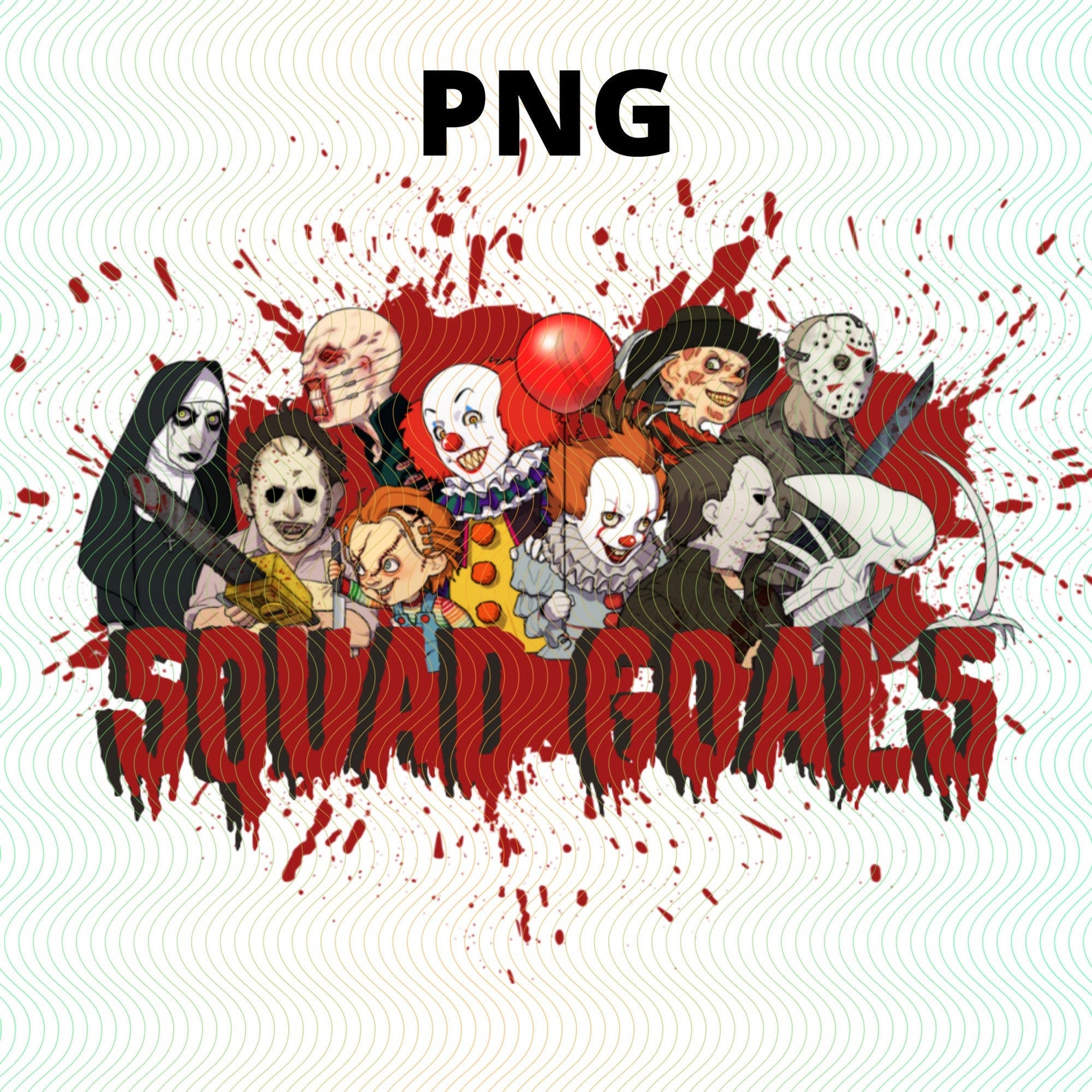 Horror Squad Goals Svg Horror Movie Killers Svg Freddy Krueger - Photos