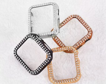 rhinestone apple watch case