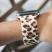 Cheetah Animal Printed Silicone Bands Compatible for Apple Watch Band 38mm 40mm 41mm 42mm 44mm 45mm Women Fashion Leopard IWatch Wristband 