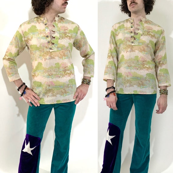 RARE 60s 1970s mens 'ALKASURA of Kings Road' Roma… - image 6