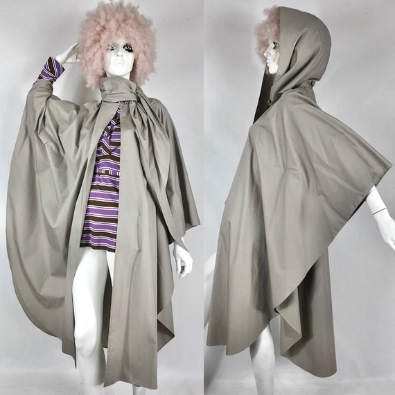 YEOHLEE TENG 1980s maximum circular rain cape / ma
