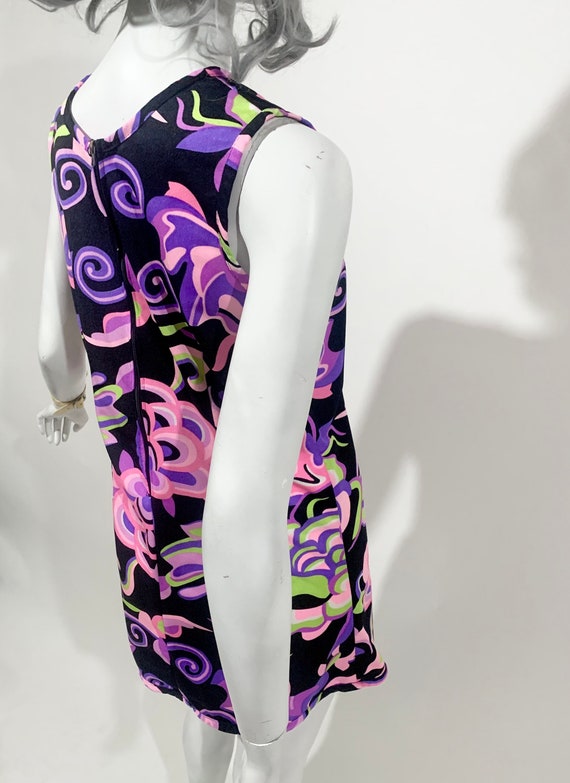 Vintage Late 1960s Micro Mini GO-GO Dancer Dress … - image 7