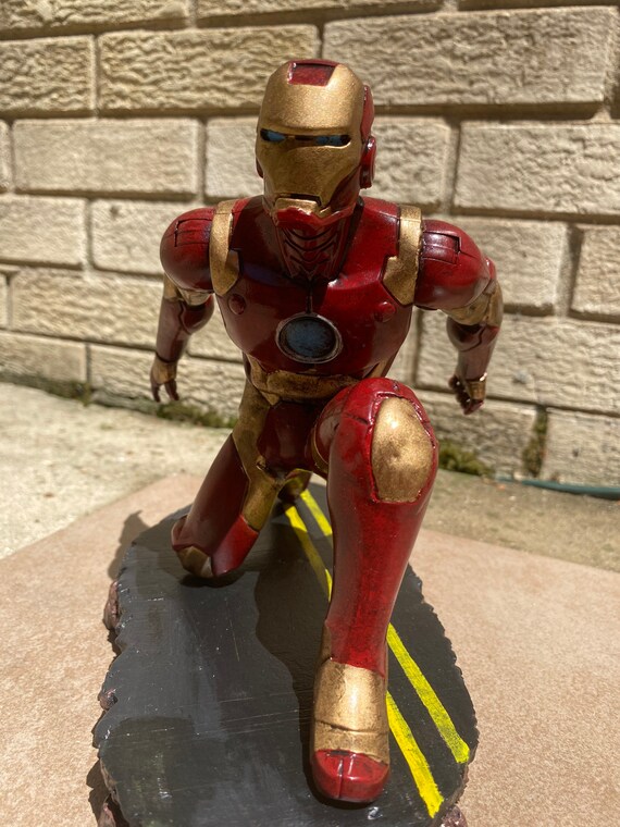 Ironman Superhero Landing Figure Etsy Ironman Superhero Landing Figure Etsy