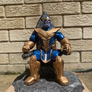 Thanos on a throne