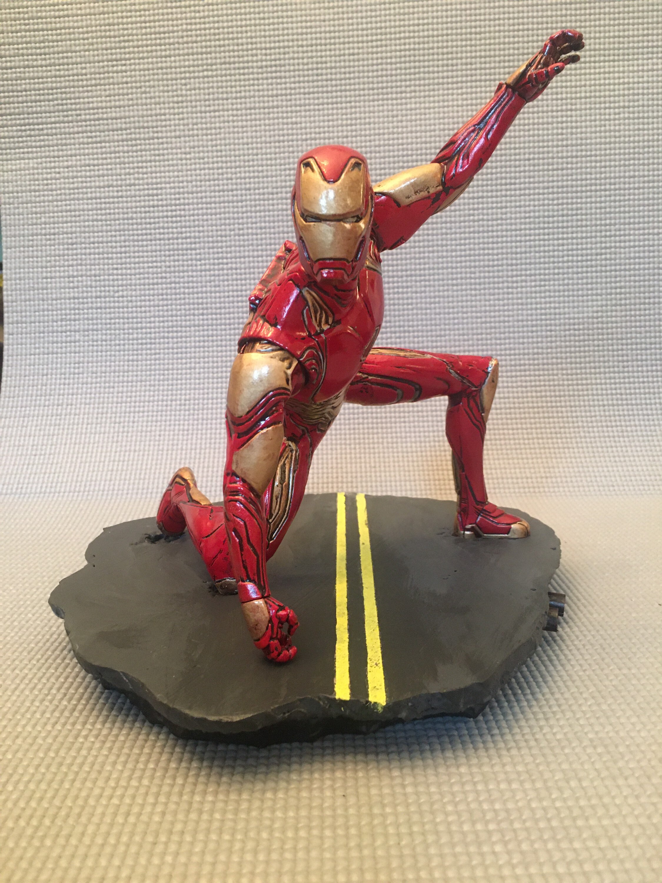 12 Inch Customized Ironman Superhero Landing Etsy 12 Inch Customized Ironman Superhero Landing Etsy