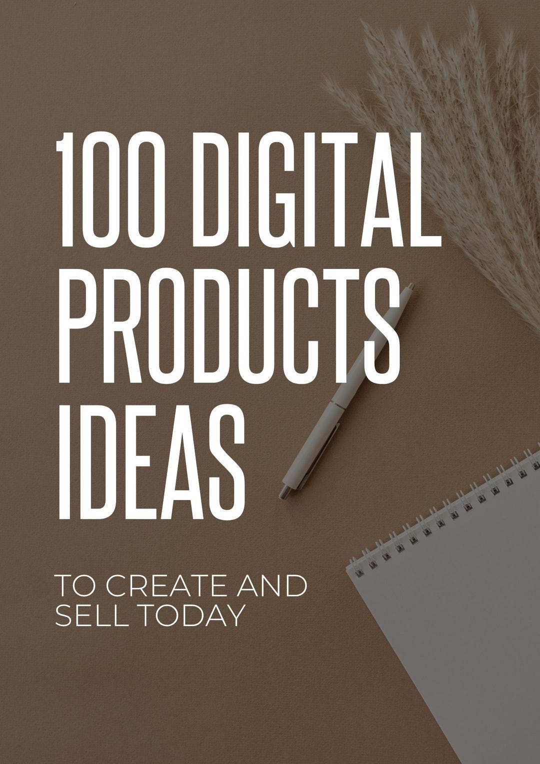 100 Digital Product Ideas for Beginners, Passive Income List (PDF ...
