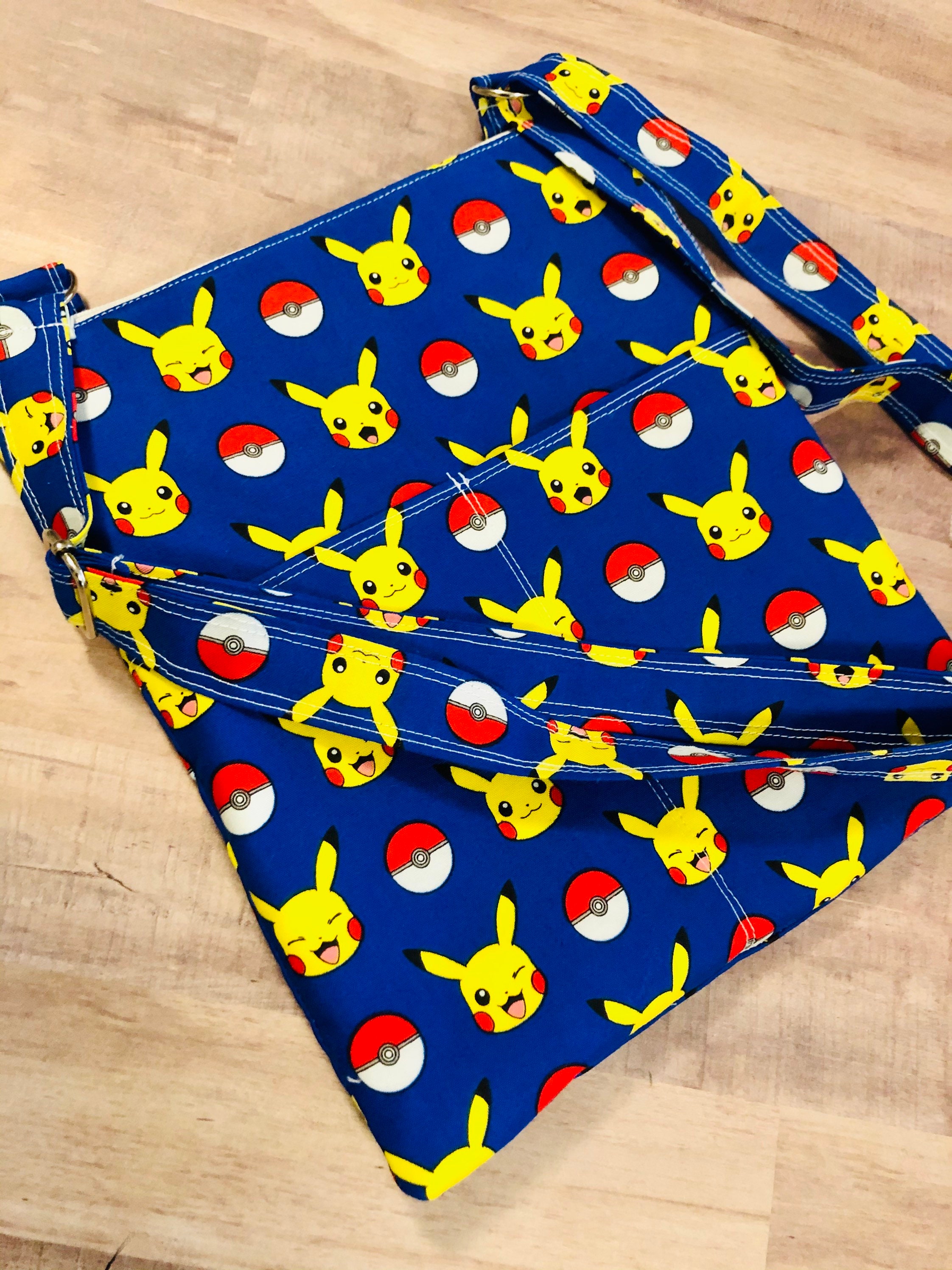 Pokemon Messenger Bag Crossbody Bag Sling Zipper Etsy