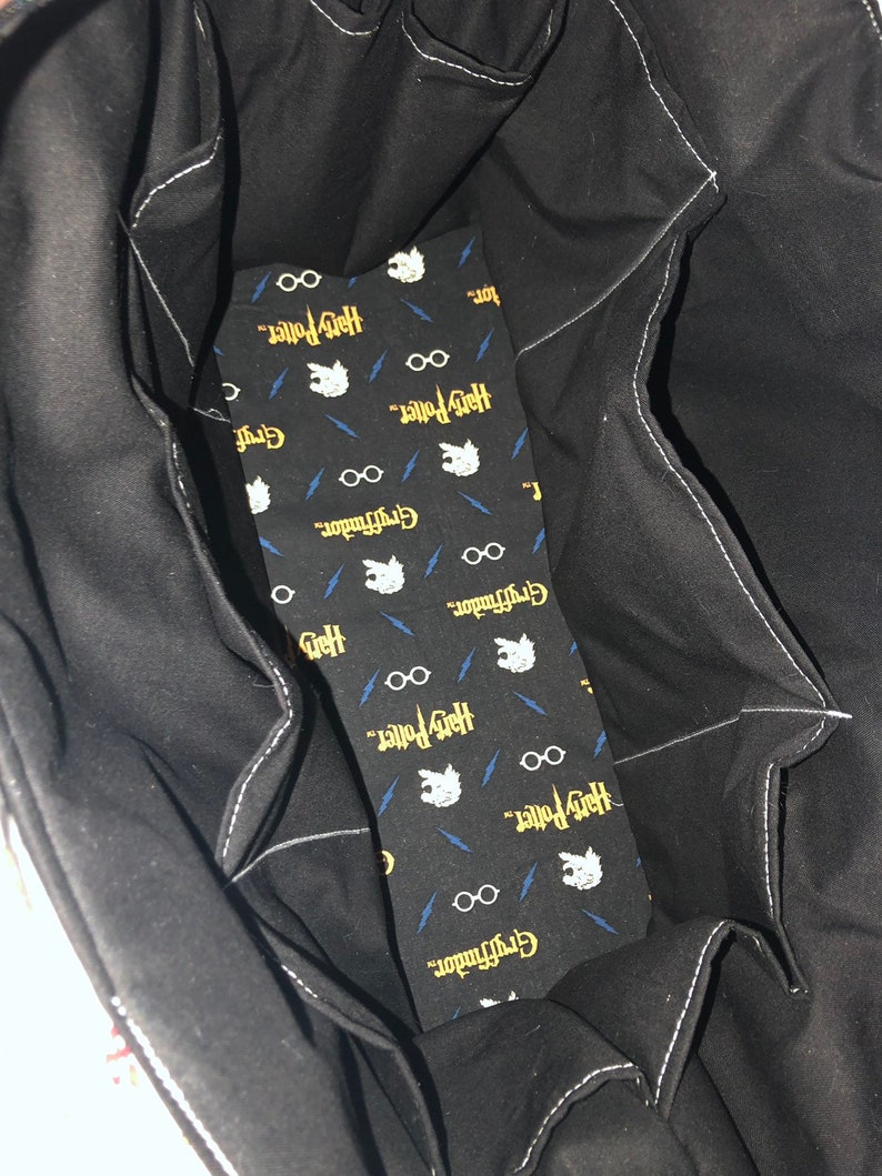 Diaper Bag 10 Pockets Zipper Closure Messenger Bag Extra Large Diaper Bag Adjustable Strap Harry Potter
