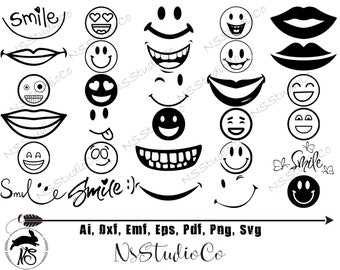 Download Free Smile Etsy SVG Cut Files