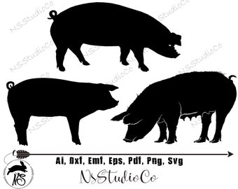 piglet template etsy