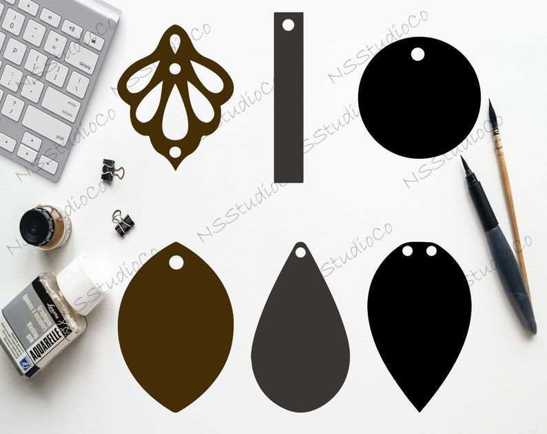 Download Cricut Earrings SVG Faux Leather Earrings SVG Earring Cut ...