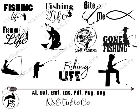 Download Fishing Svg Ultimate Bundle Pack Fish Svg Fishing Svg Etsy