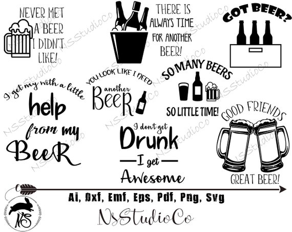 Free Free 212 Silhouette Beer And Baby Bottle Svg SVG PNG EPS DXF File