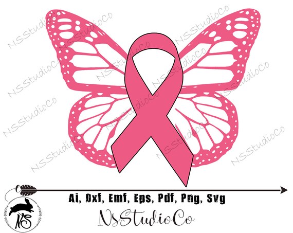 Free Free 73 Cancer Ribbon Butterfly Svg SVG PNG EPS DXF File