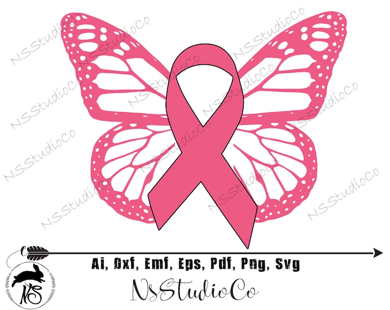 Free Free 118 Butterfly Ribbon Svg SVG PNG EPS DXF File