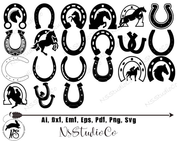 Download Free Horseshoe Svg Horse Shoe Svg Western Svg Horse Svg Cowboy Etsy SVG Cut Files