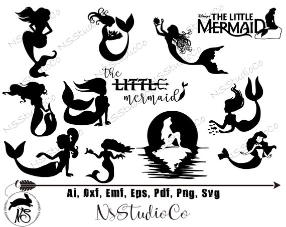 Download Free Disney S Little Mermaid Svg Bundle Ariel S Signature Etsy SVG DXF Cut File