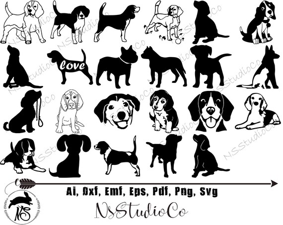 Beagle svg beagle dog svg dog svg cartoon beagle cute
