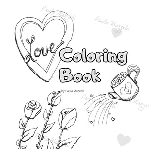 Love Coloring Book