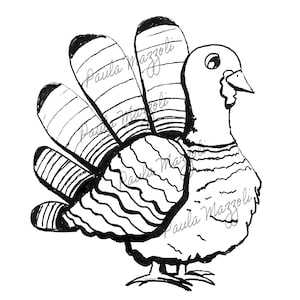 Turkey Coloring Page