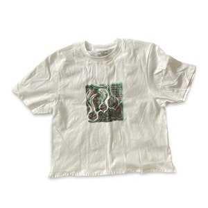 Block Printed Tee ~~ It’s a White Shirt