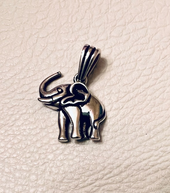 Sterling Silver Lucky Elephant Pendant