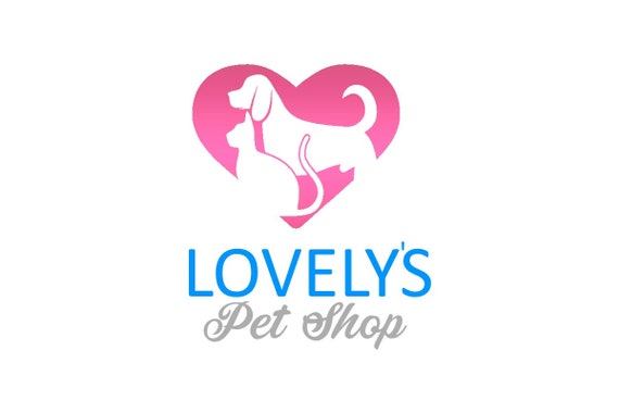 Pet Shop Logo Pets Logo Pet Logo Design Dog Cat Logo Dog Etsy