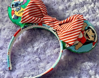 Stitch Christmas Inspired Mouse Ears