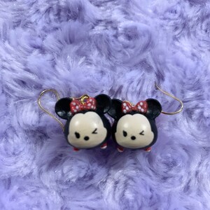 Minnie Mouse tsum tsum earrings