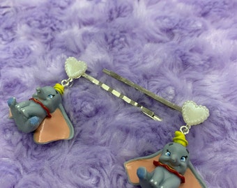 Dumbo inspired hair slides