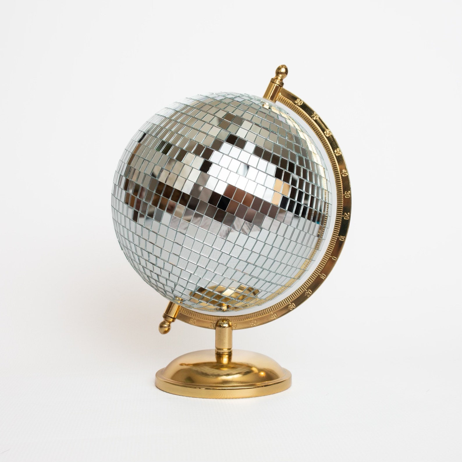 Disco Ball Decor Retro Decor Disco Ball Globe Vintage Gift Etsy