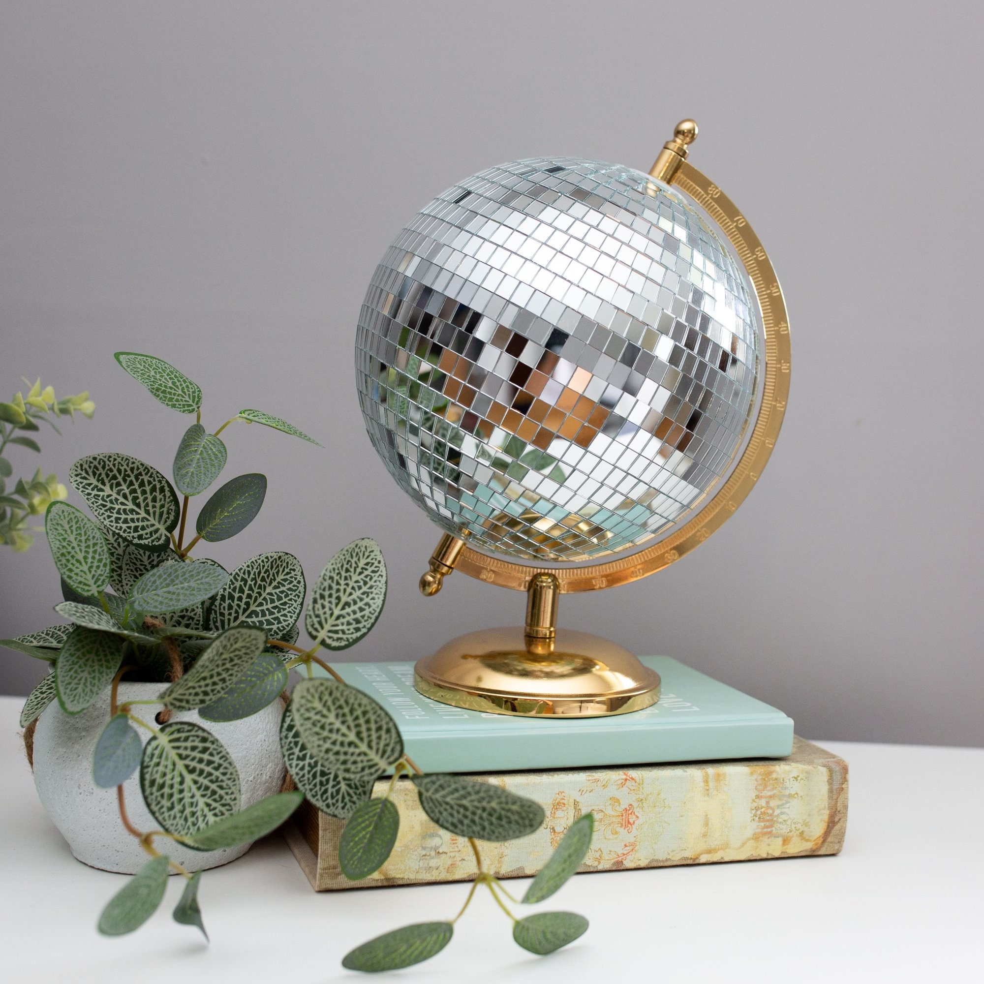 Disco Ball Decor Retro Decor Disco Ball Globe Vintage Gift Etsy