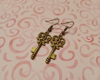Key to My Heart Earrings