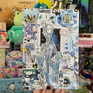 Cyber Core Lidia A5 Matt Print Print Free Stickers Etsy Uk