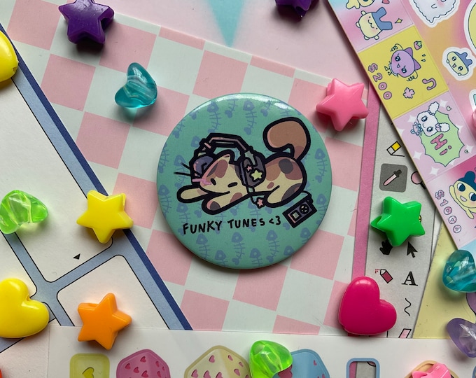 Funky Cat button down