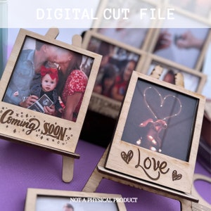 Magnetic Frame Digital File | Laser SVG File | Laser Digital File | Glowforge SVG File