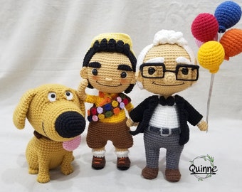 Carl - Russel - Dug Crochet Pattern - Collection Amigurumi Pattern / PDF Pattern