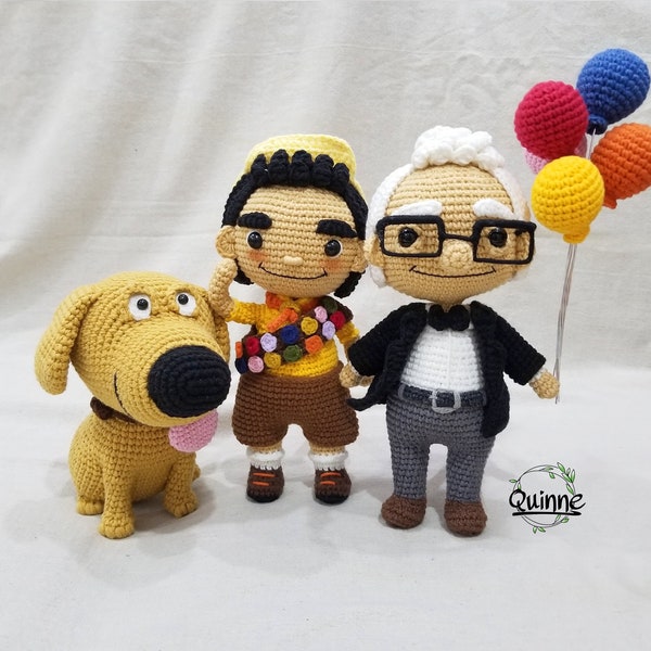 Carl - Russel - Dug Crochet Pattern - Collection Amigurumi Pattern / PDF Pattern