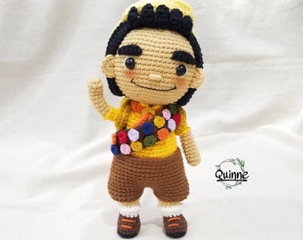 Russel Pattern Crochet - Boy Crochet Pattern - Amigurumi Doll Crochet Pattern - (PDF only)