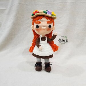 Anne Of Green Gables Crochet Pattern - Amigurumi Doll Crochet Pattern - Tutorial Amigurumi (PDF only)