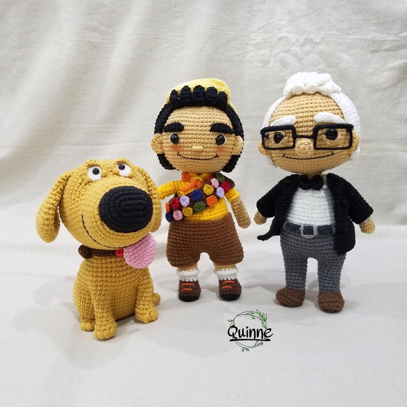 Carl Russel Dug Crochet Pattern Collection Amigurumi Etsy