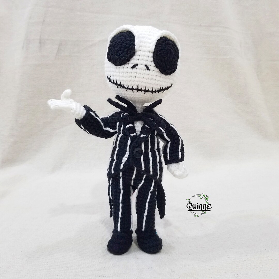 Jack Skellington Crochet Pattern Halloween Toy Crochet Pattern Nightmare Before Christmas