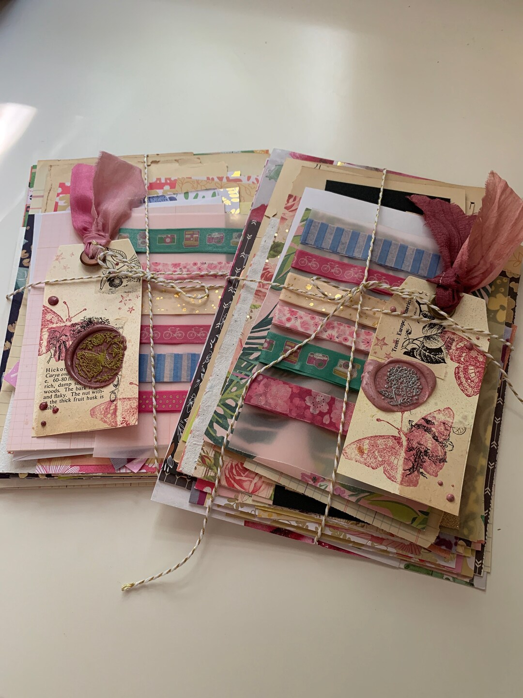 Junk Journal Kit, Ephemera Kit, Scrap Papers - Etsy